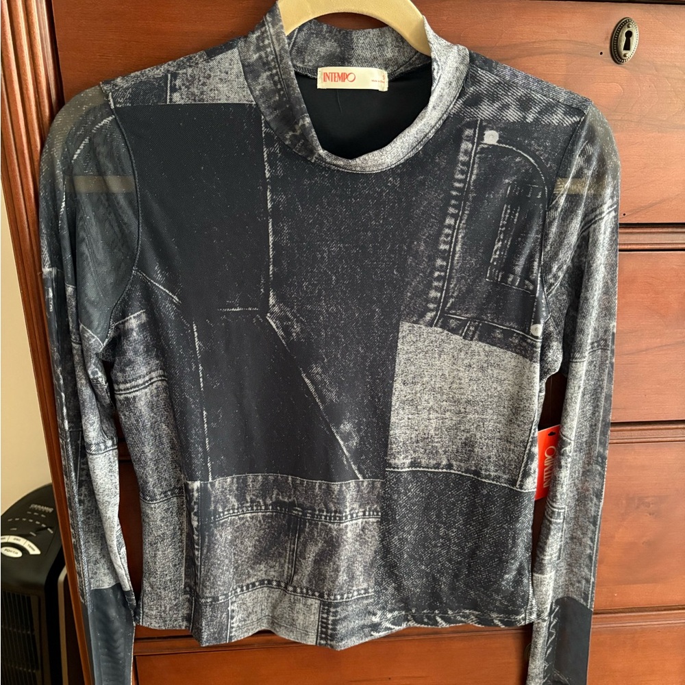 Intempo Denim Look Top